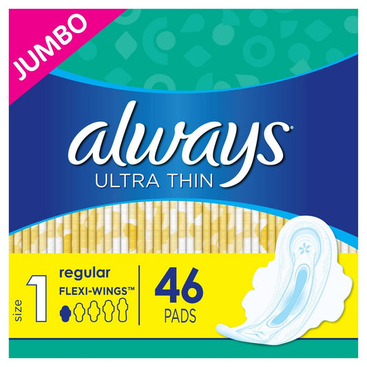 Always Ultra Thin Regular; 46 Count; 6 Per Case