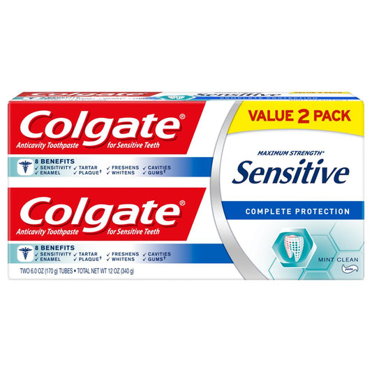 Colgate Toothpaste Sensitive Multi-Protection Twin Pack; 6 Ounce; 6 Per Box; 2 Per Case