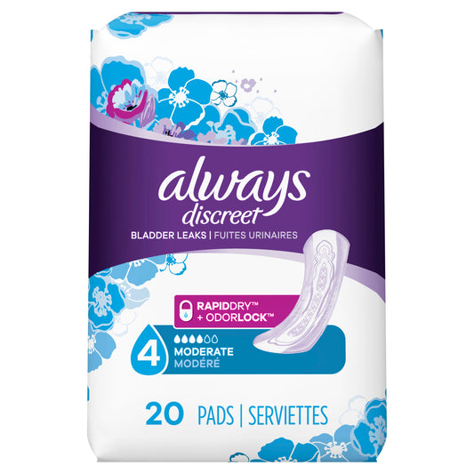 Always Leak Pads No Perfume; 20 Count; 3 Per Case