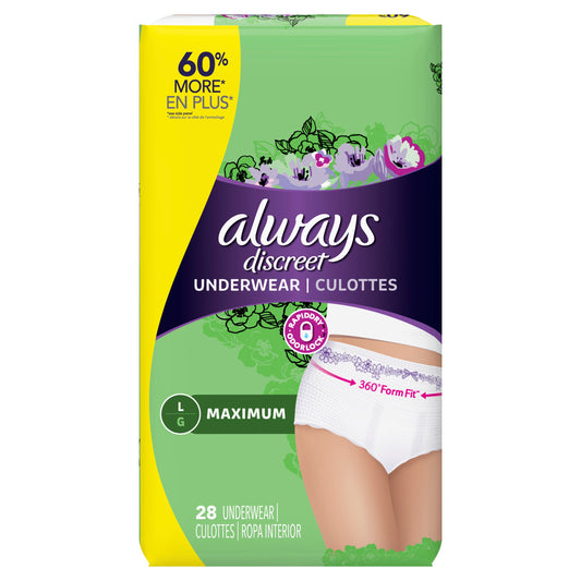 Always Always Heavy Adult Incontinence Base; 28 Count; 2 Per Case