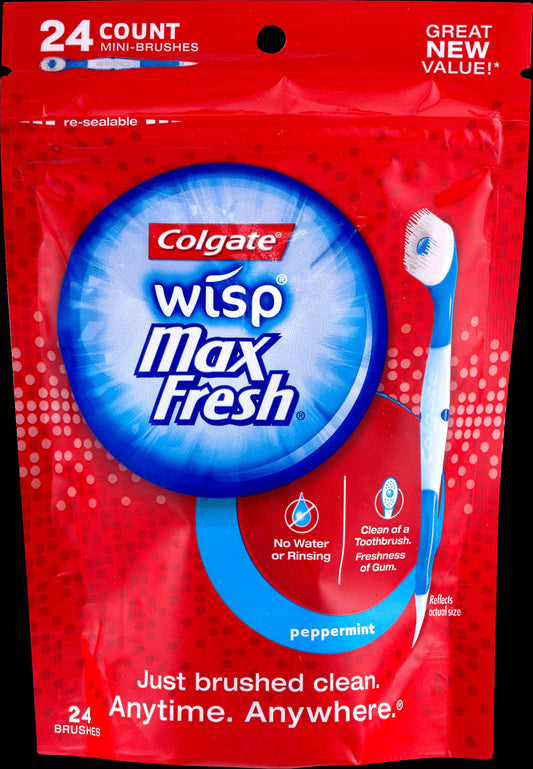 Colgate Wisp Max Fresh Peppermint; 24 Each; 4 Per Case