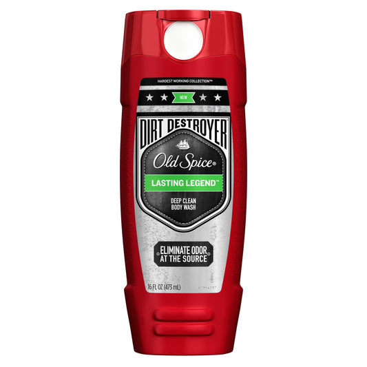 Old Spice Body Wash Dirt Destroyer; 16 Fluid Ounces; 6 Per Case