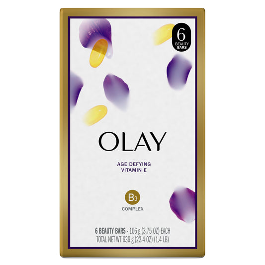 Olay Age Defying Beauty Bar; 6 Count; 1 Per Box; 8 Per Case