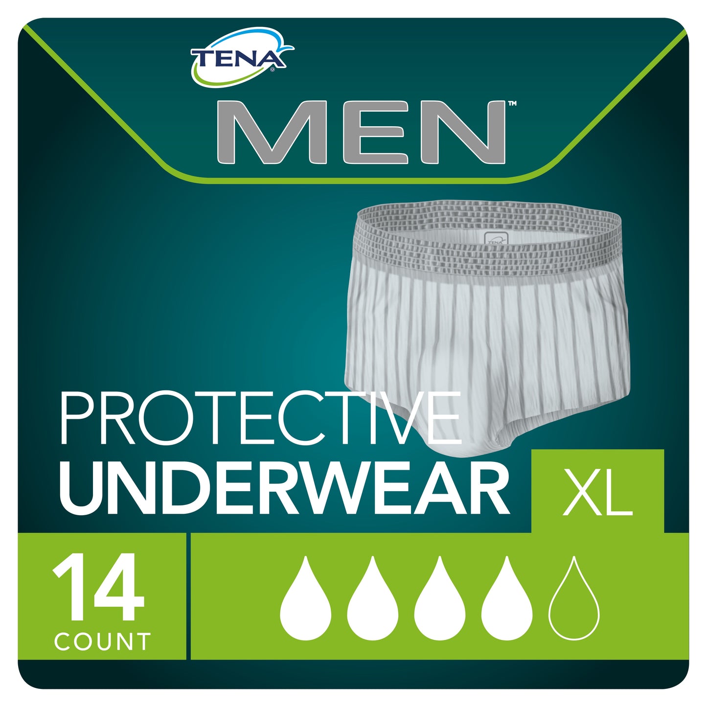 Serenity Tena Super Plus Extra Large Underwear For Men; 14 Count; 4 Per Case - High Mart Wholesale