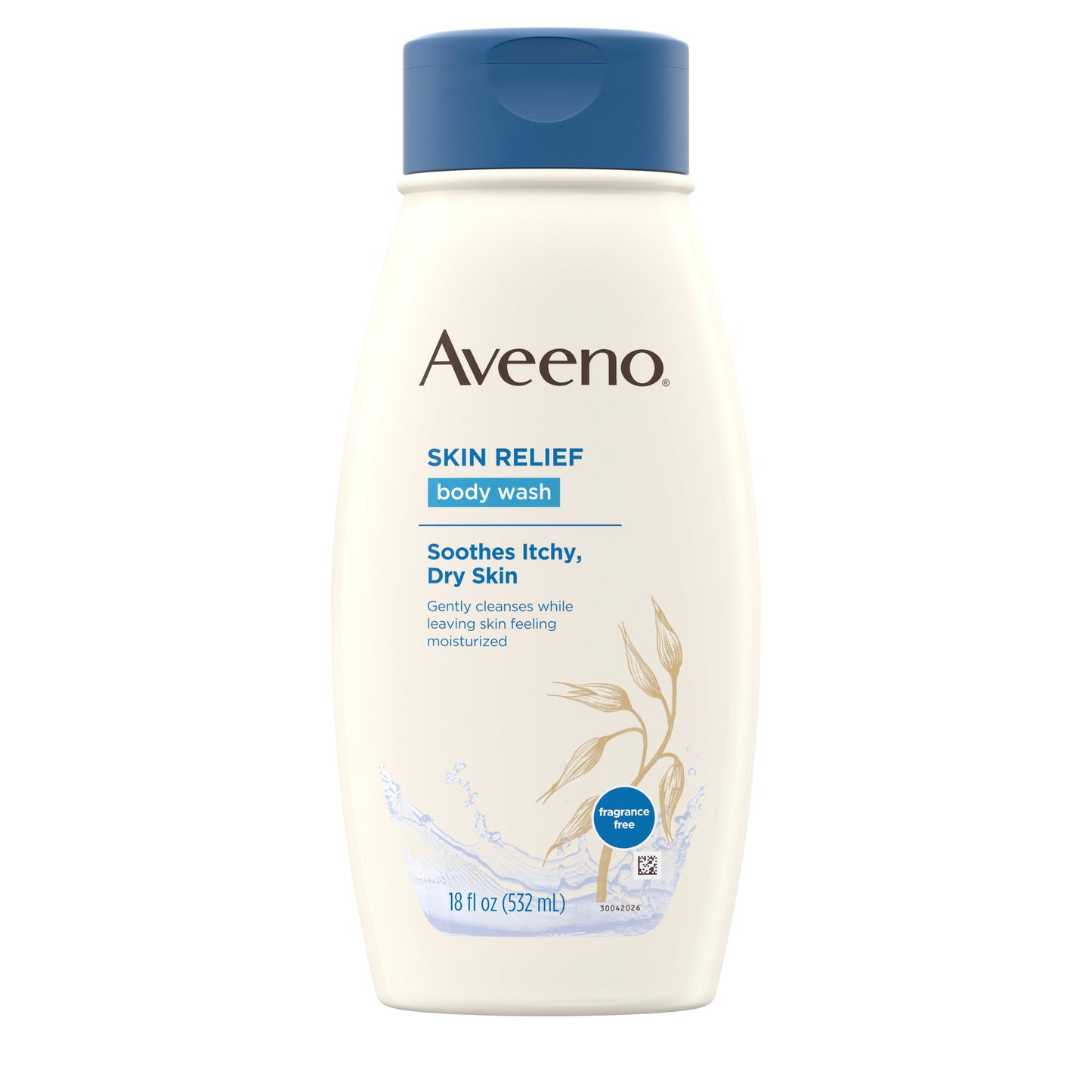 Aveeno Skin Relief Body Wash; 18 Fluid Ounces; 3 Per Box; 4 Per Case