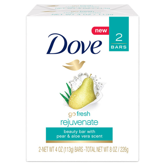 Dove Bar Soap Go Fresh Rejuvenating; 7.5 Ounces; 24 Per Case