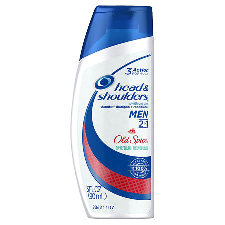 Head & Shoulders Mens Anti Dandruff Shampoo With Old Spice; 3 Fluid Ounces; 6 Per Box; 4 Per Case