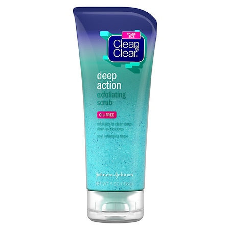 Clean & Clear Exfoliating Deep Action Scrub; 7 Ounce; 3 Per Box; 4 Per Case - High Mart Wholesale