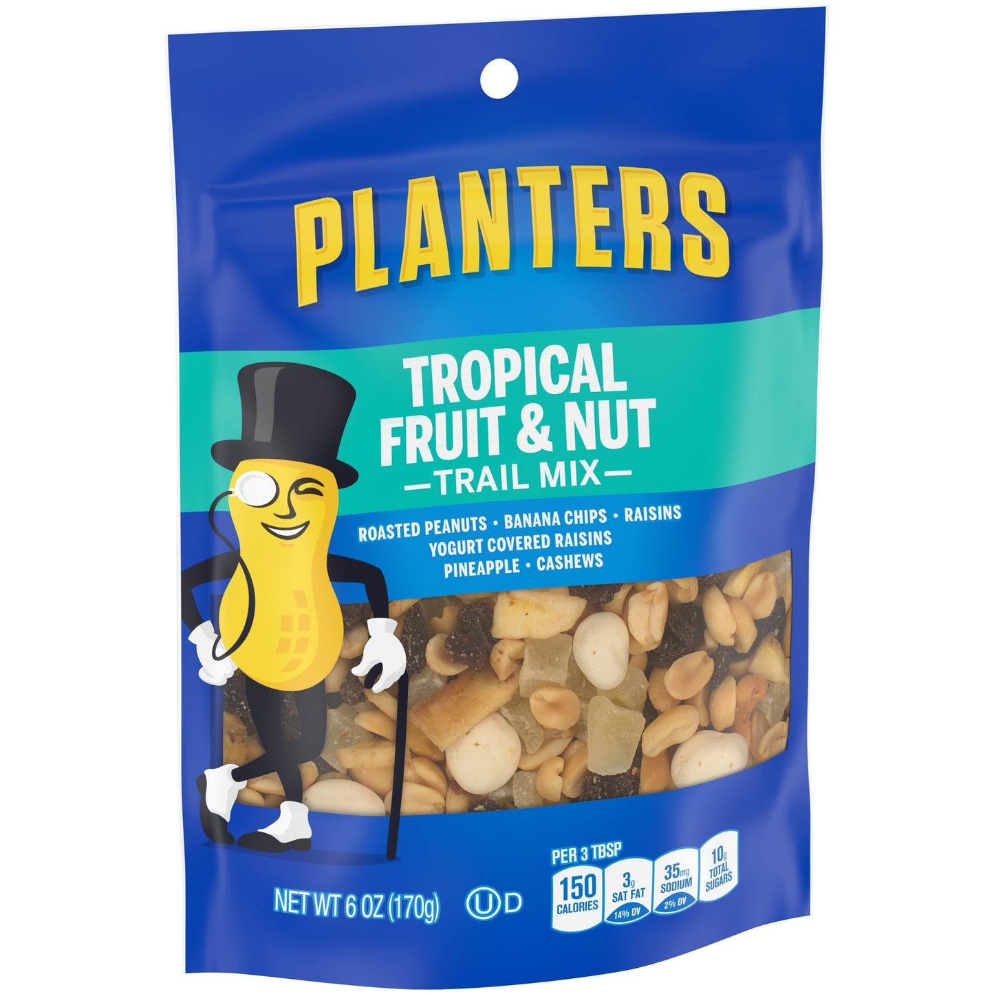 Planters Fruit Nut Trail Mix; 6 Ounces; 12 Per Case