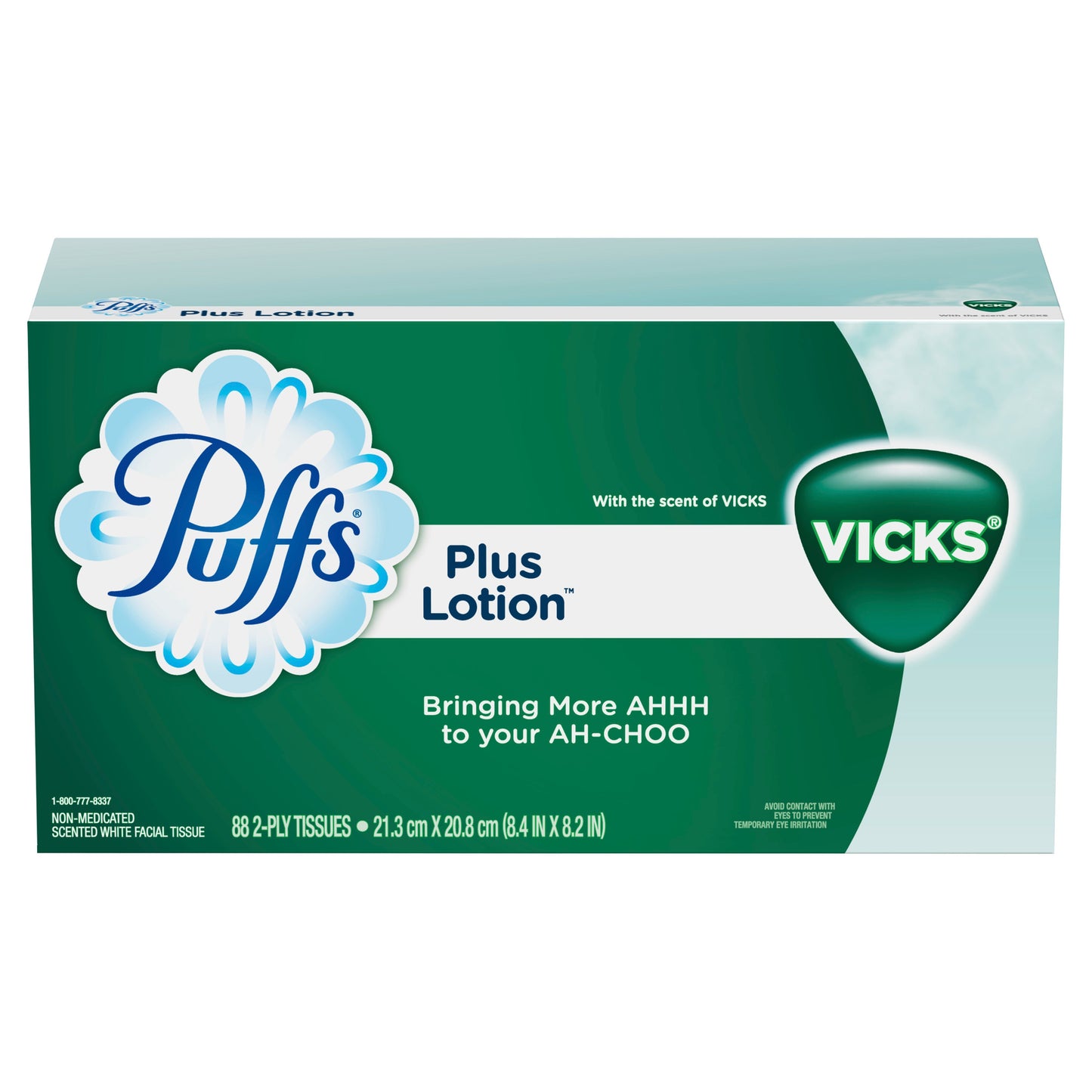 Puffs Puffs Plus Vicks; 88 Count; 24 Per Case