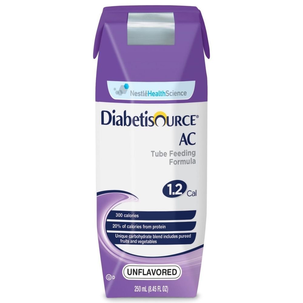 Diabetisource Ac Diabetes Liquid Advanced Control Tube Feeding Liquid Formula; 8.45 Fluid Ounce; 24 Per Case - High Mart Wholesale