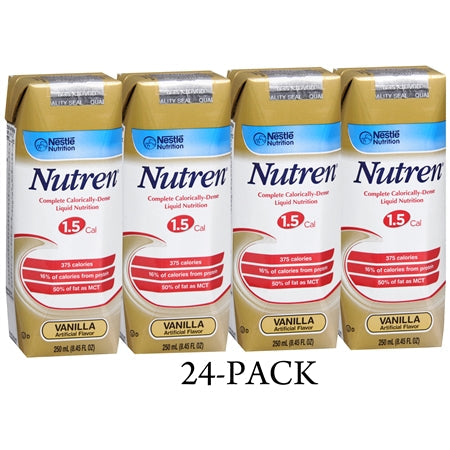 Nutren 1.5 Cal Unflavored Liquid Formula; 8.45 Fluid Ounce; 24 Per Case - High Mart Wholesale