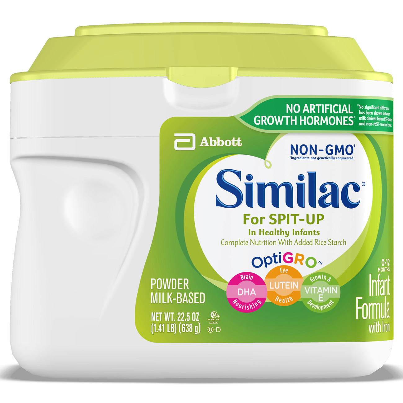 Similac For Spit-Up Non-Gmo Milk-Based Powder Infant Formula Tub With Iron; 1.41 Pound; 6 Per Case - High Mart Wholesale