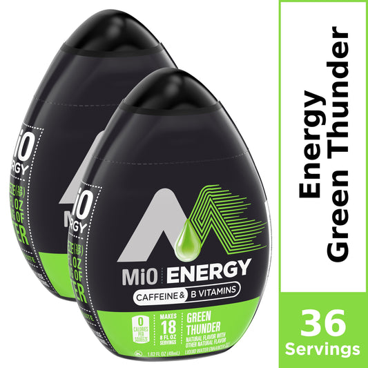 Mio Mio Beverage Green Thunder; 1.62 Fluid Ounces; 12 Per Case - High Mart Wholesale