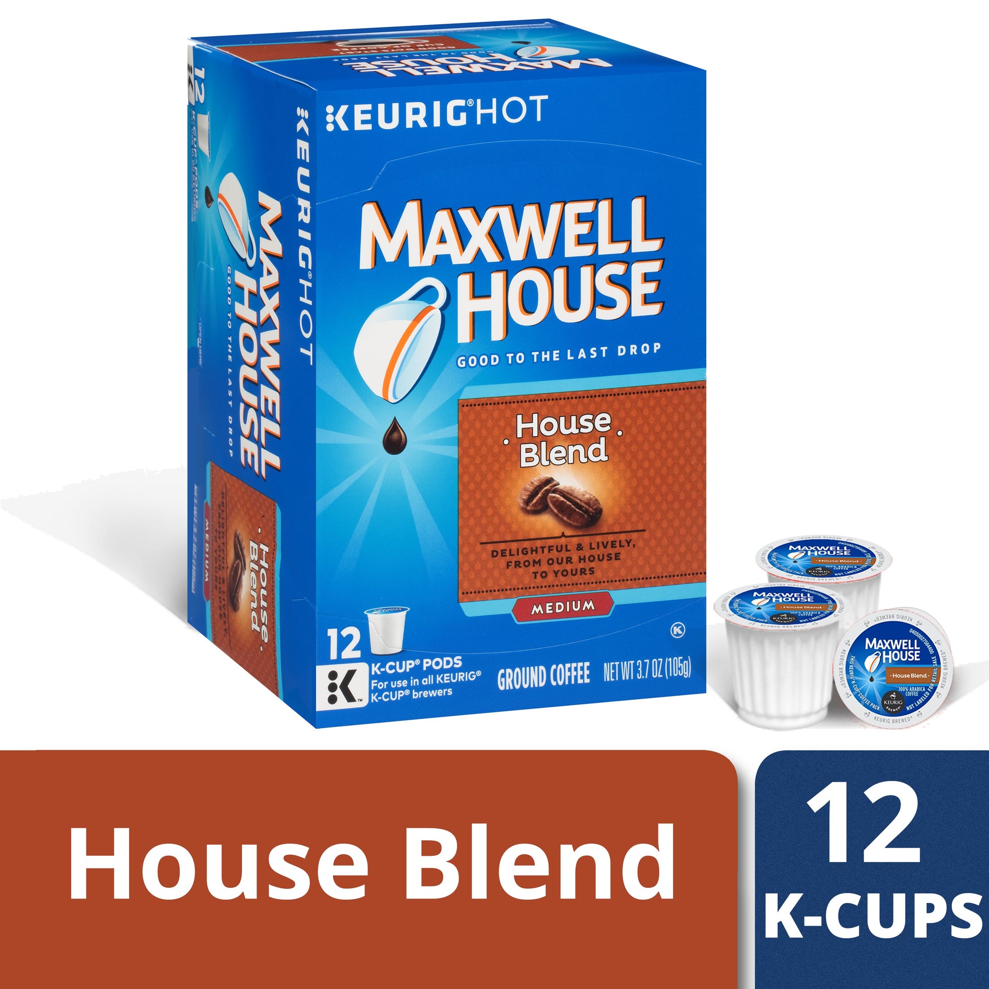 Maxwell House Maxwell House Coffee House Blend; 3.7 Ounces; 6 Per Case - High Mart Wholesale