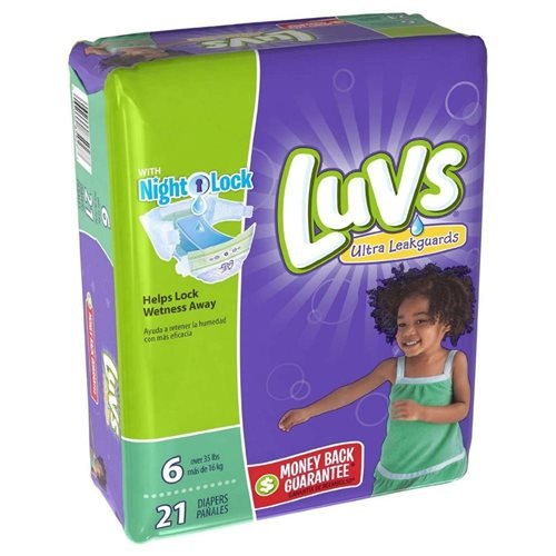 Luvs Diapers Jumbo Pack - Size 6; 21 Count; 4 Per Case