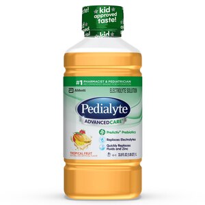 Pedialyte Advancedcare Tropical Fruit Flavored Electrolyte Solution; 33.8 Fluid Ounce; 4 Per Case - High Mart Wholesale