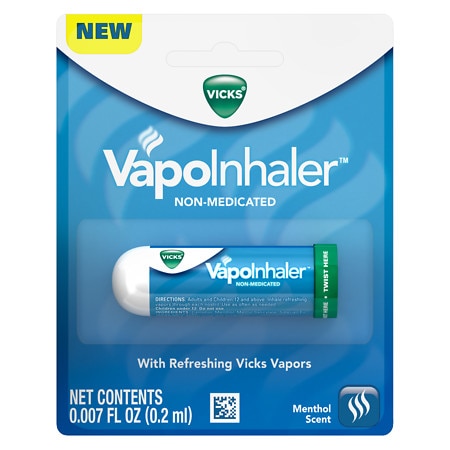 Vicks Inhaler Nasal Decongestion; 0.007 Fluid Ounce; 12 Per Case