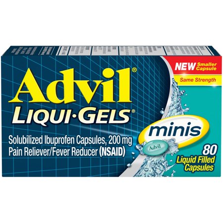 Advil Liquid Gel Mini 80 Count; 80 Each; 6 Per Box; 6 Per Case