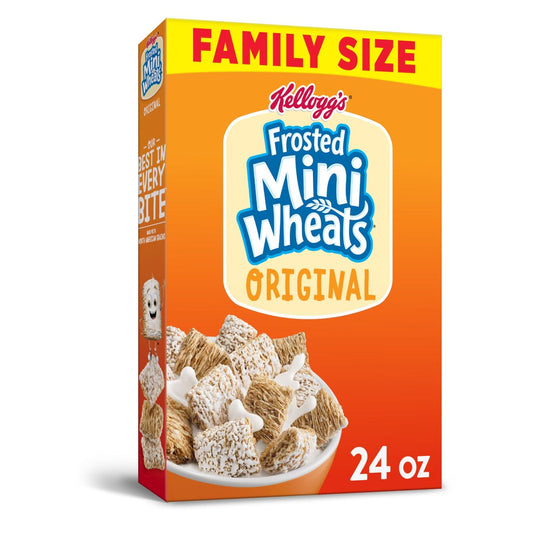 Kellogg's Mini Wheats Frosted Bite Size Cereal; 24 Ounces; 10 Per Case