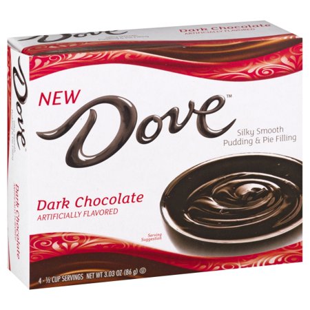 Dove Dark Chocolate Pudding; 3.03 Ounces; 12 Per Case - High Mart Wholesale