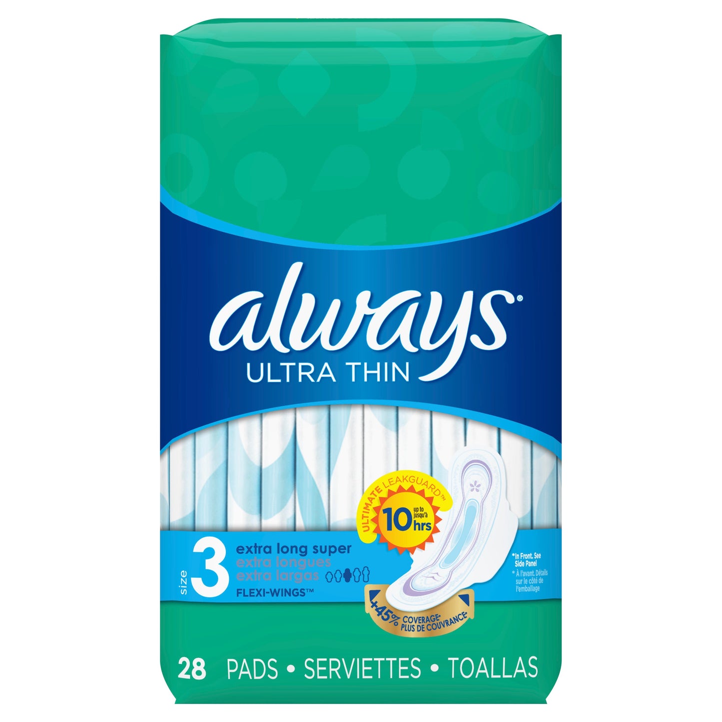 Always Pad Ultra Maximum Wing Protection; 28 Count; 6 Per Case