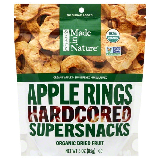 Made In Nature Dried Apples; 3 Ounces; 6 Per Case - High Mart Wholesale