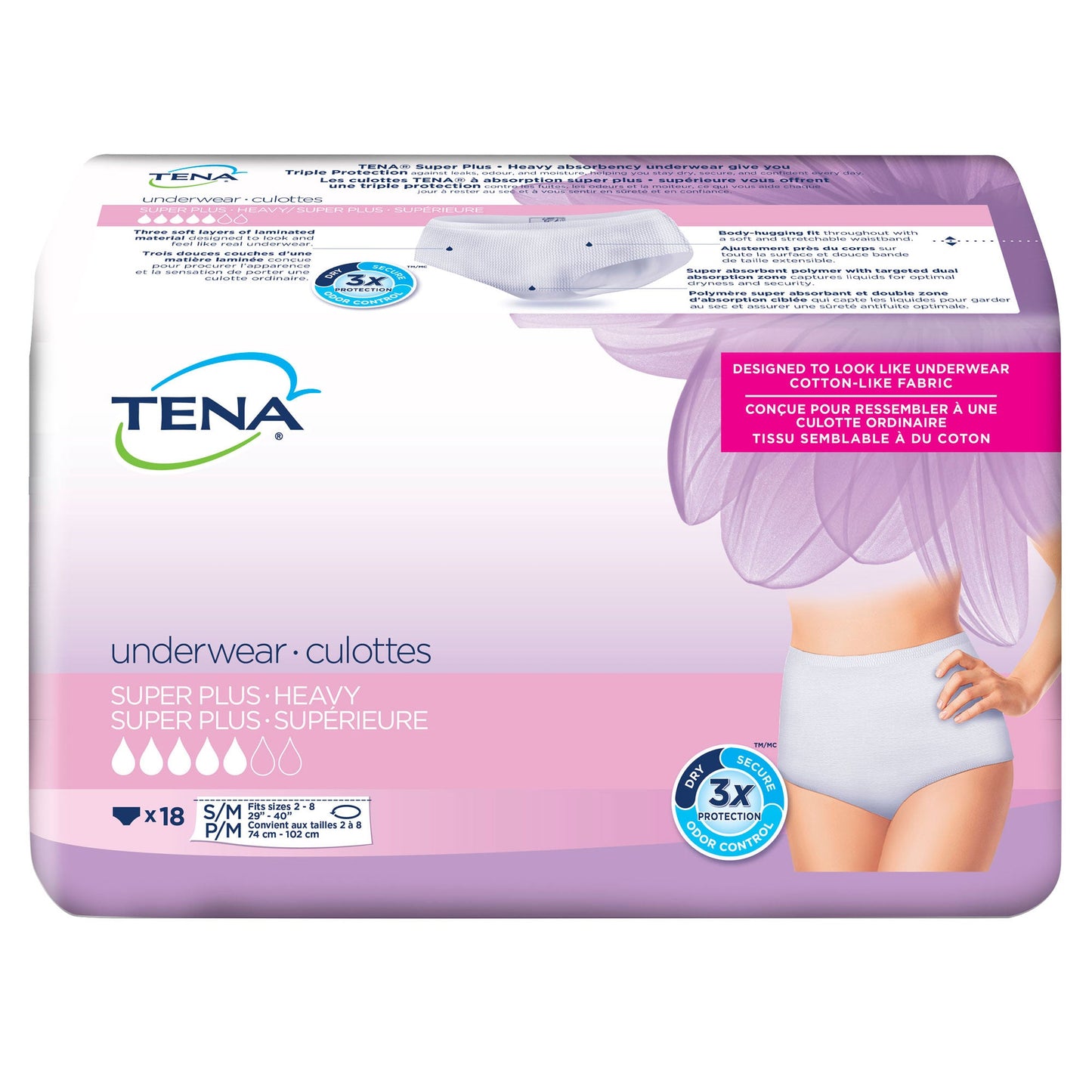 Serenity Tena Women Super Plus; 18 Count; 4 Per Case - High Mart Wholesale