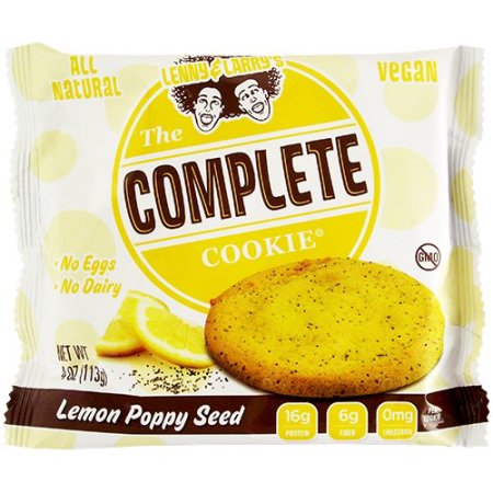 Lenny & Larry's Complete Cookie Lemon Poppyseed Complete Cookie 4 Ounce; 4 Ounces; 12 Per Box; 6 Per Case - High Mart Wholesale
