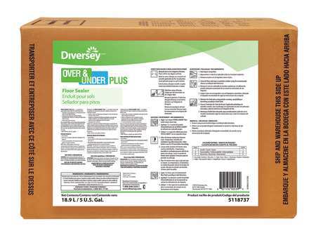 Diversey Over And Under Plus Sealer; 5 Gallon; 1 Per Case - High Mart Wholesale