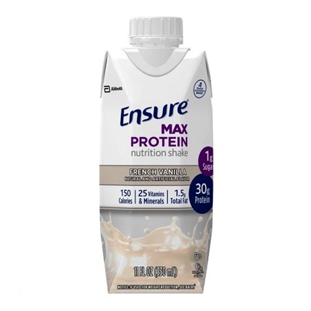 Ensure Max Protein Vanilla Tetra; 11 Fluid Ounce; 12 Per Case - High Mart Wholesale