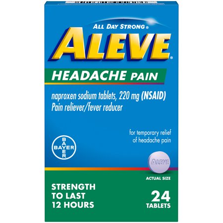 Aleve Headache Tabs; 24 Piece; 3 Per Box; 12 Per Case