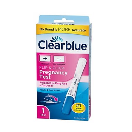 Clearblue Flip Click Pregnancy Test; 1 Count; 6 Per Box; 4 Per Case - High Mart Wholesale