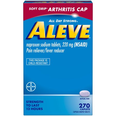 Aleve Caplets With Arthritis; 270 Piece; 2 Per Box; 12 Per Case