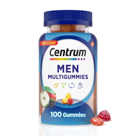 Centrum Gummies Men Gummy Multivitamin; 100 Each; 3 Per Box; 4 Per Case - High Mart Wholesale