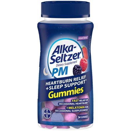 Alka-Seltzer Hamburger Relief Pm Gummies; 54 Piece; 3 Per Box; 8 Per Case