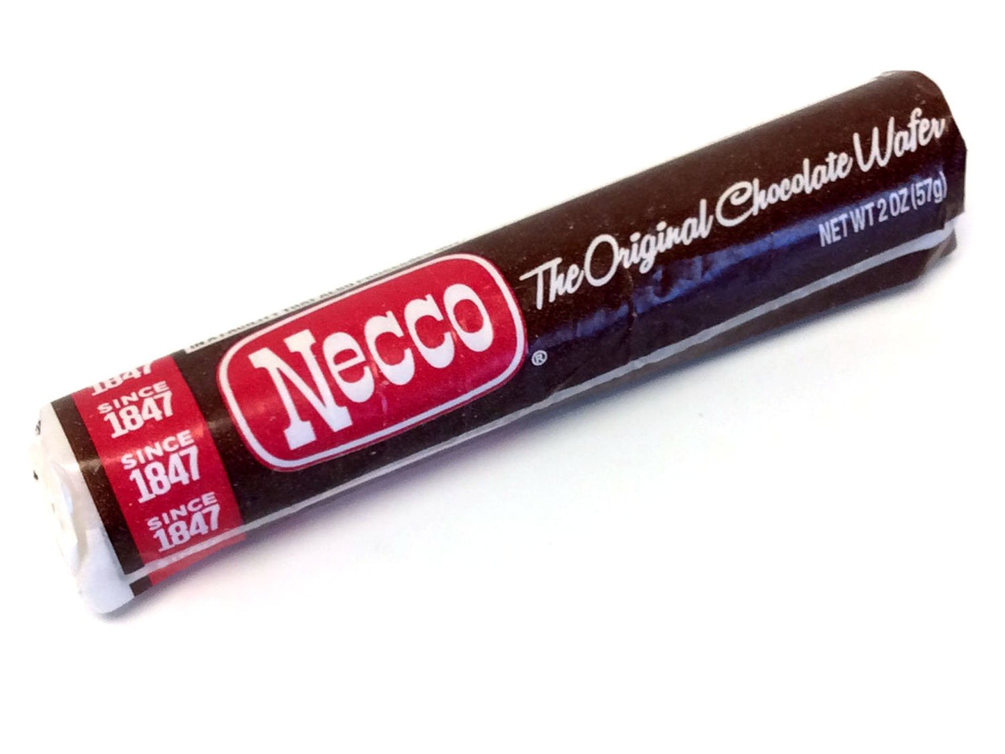 Necco Wafers Chocolate Roll; 2 Ounce; 24 Per Box; 12 Per Case