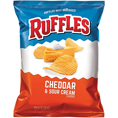 Ruffles Cheddar & Sour Cream Potato Chips; 2.125 Ounce; 24 Per Case