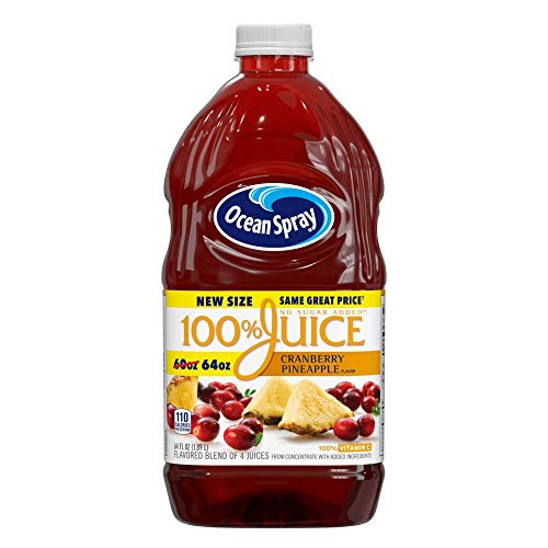 Ocean Spray 100% Cranberry Pineapple Juice; 64 Fluid Ounce; 8 Per Case