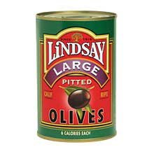 Lindsay Pitted Ripe Large Domestic Olives Canned; 51 Ounce; 6 Per Case - High Mart Wholesale