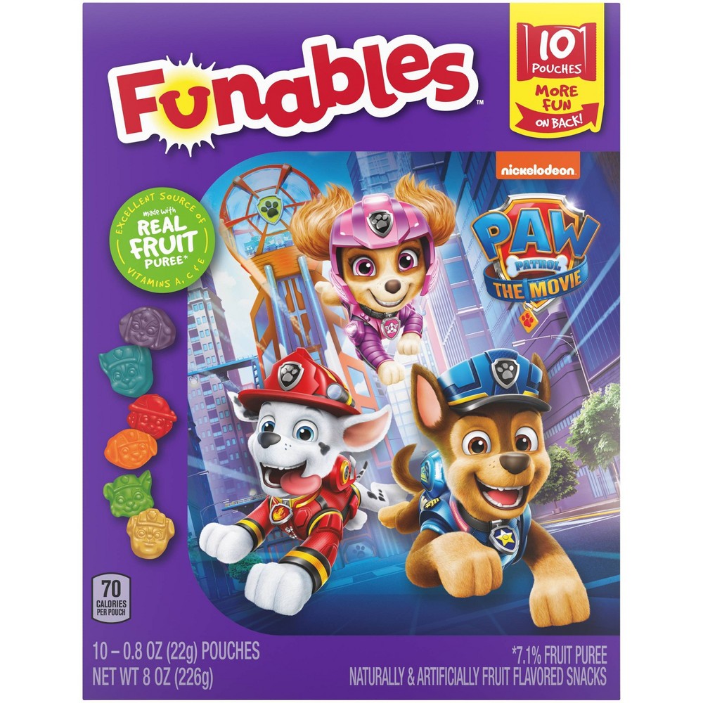 Ferrara Funables Paw Patrol Fruit Snacks; 8 Ounces; 8 Per Case - High Mart Wholesale