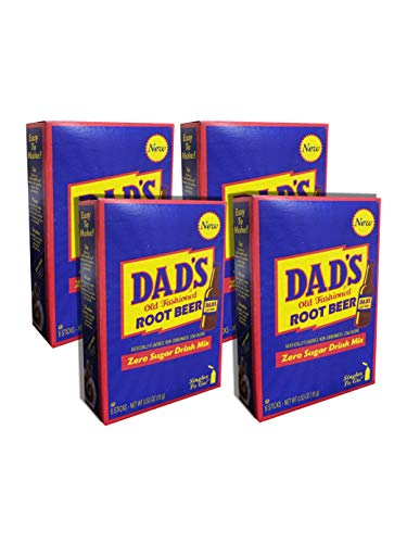 Dad's Old Fashioned Root Beer Zero Sugar Drink Mix Singles To Go; 6 Count; 12 Per Case - High Mart Wholesale