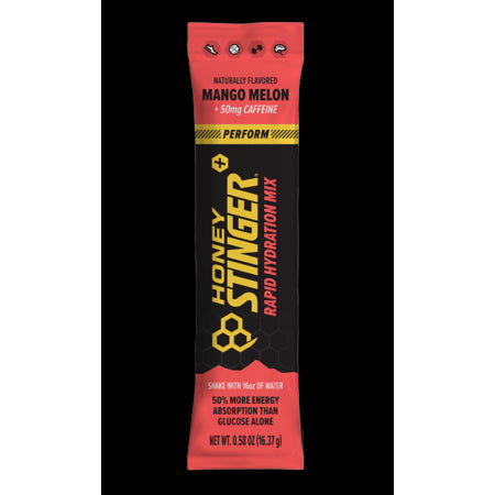 Honey Stinger Mango Melon With Caffeine Hydration Powder; 1 Each; 10 Per Box; 12 Per Case - High Mart Wholesale