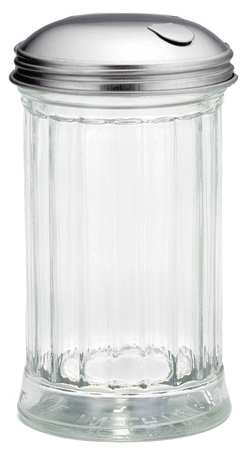 Tablecraft 12 Ounce Perforated Top Shaker; 1 Count; 24 Per Case - High Mart Wholesale