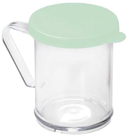 Tablecraft Dredge Shaker Green Fine Ground Lid 10 Oz; 12 Each; 1 Per Case - High Mart Wholesale