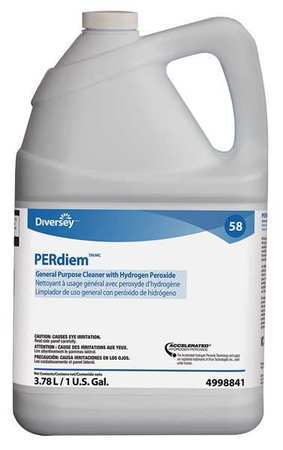 Diversey General Purpose Cleaner With Hydrogen Peroxide; 1 Gallon; 4 Per Case - High Mart Wholesale