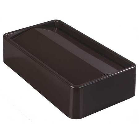 Carlisle Foodservice Lid Waste Container Swing Top Brown; 4 Each; 1 Per Case