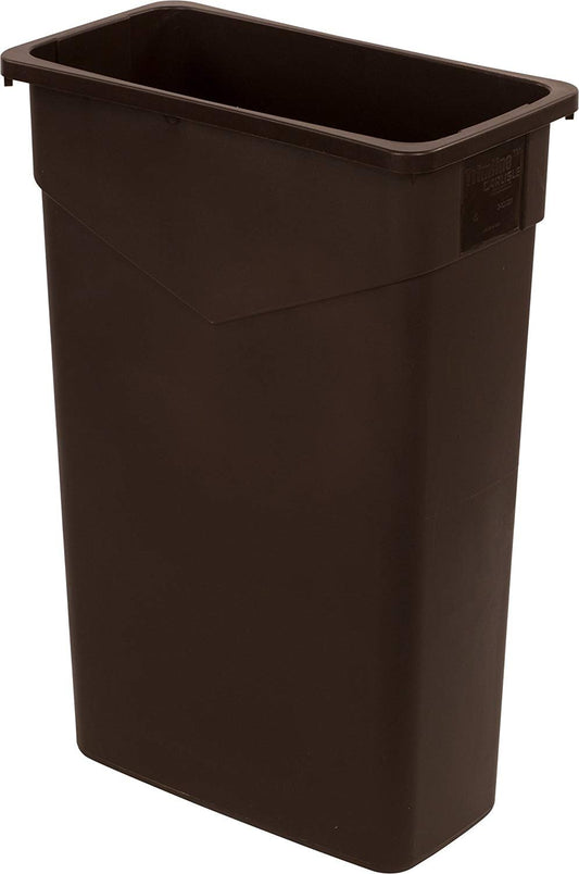 Carlisle Foodservice Trash Can Dark Brown 23 Gallon; 4 Each; 1 Per Case