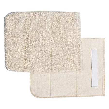 San Jamar Grabber; Pan 8.5X11.5 Terrycloth White With Steam Barrier & Wrist Strap; 1 Dozen; 1 Per Case - High Mart Wholesale