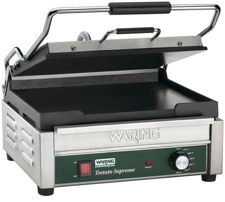 Waring Grill Flat Panini 120 Volt; 1 Each